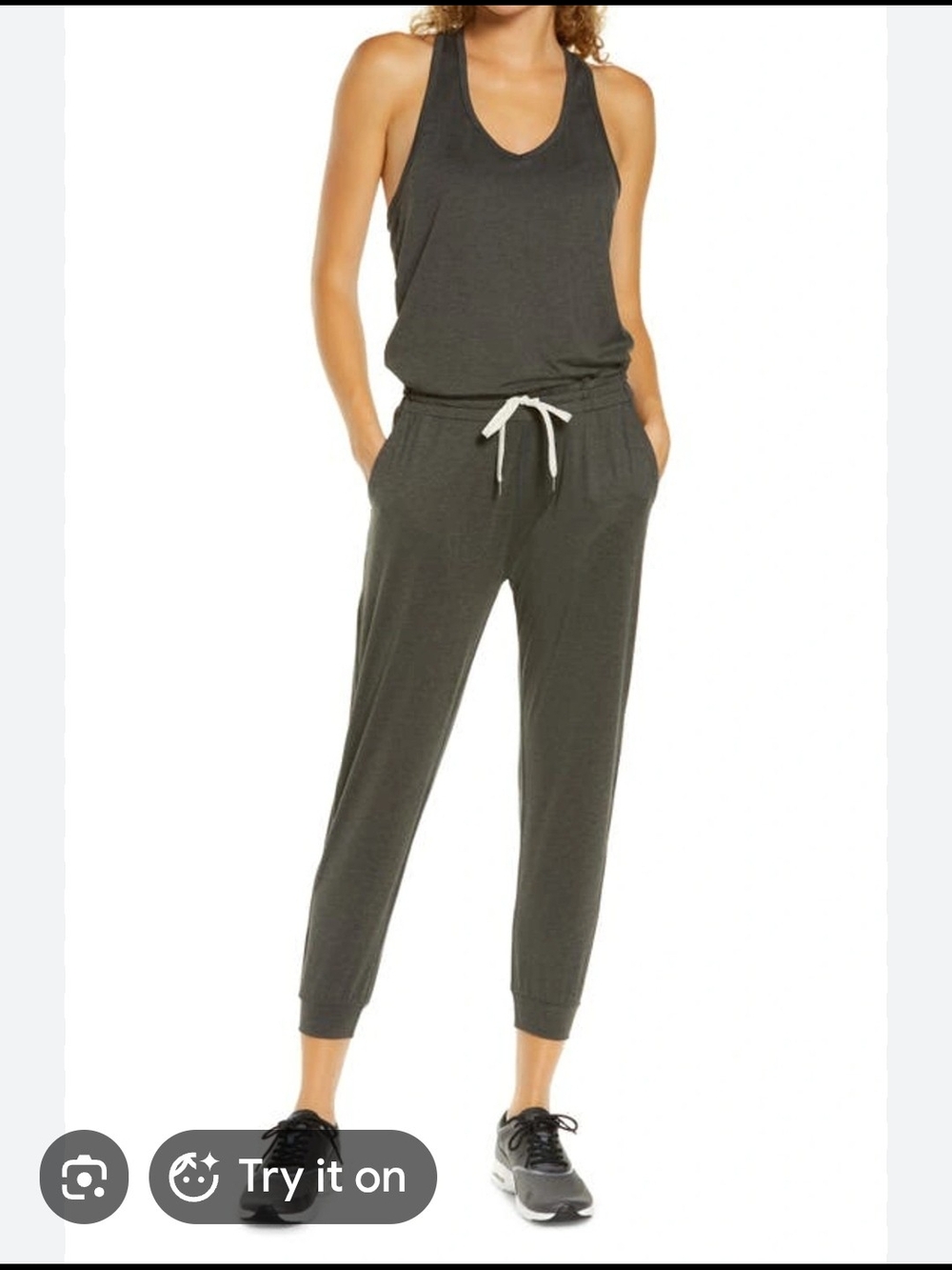 Vuori Lux Racer Back Jumpsuit Size M